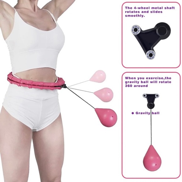 NIB✨WEIGHTED HULA HOOP , PINK - Picture 11 of 15